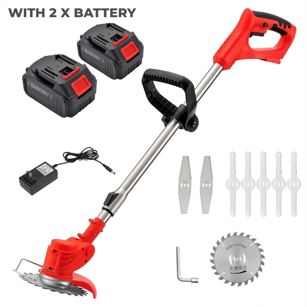 GardenMate™ - 3 in 1 Cordless Electric Grass Lawn Mower جزازة عشب كهربائية لاسلكية