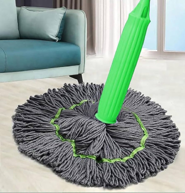 2 in-1 Self-Twisting Water Rotating Mop ممسحة دوارة ذاتية العصر 2 في 1