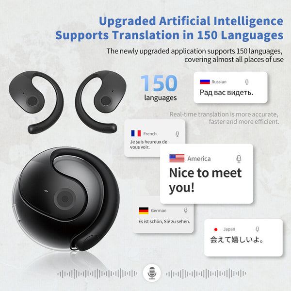 AI Smart H79 Translation Headphones سماعات ترجمة ذكية H79