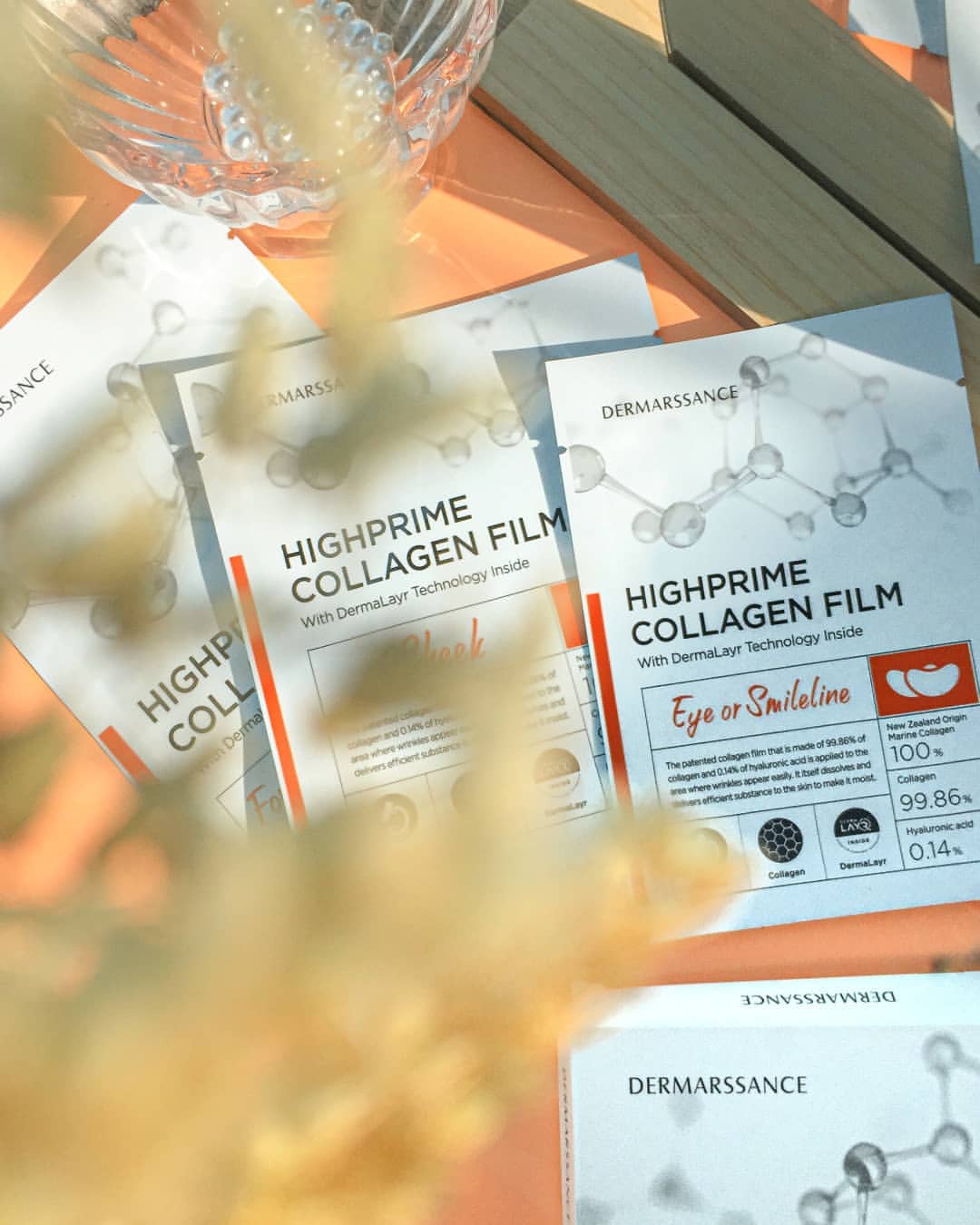 KOREAN HIGHPRIME Collagen Film | Pack of 5 فيلم كولاجين كوري فاخر 5 قطع