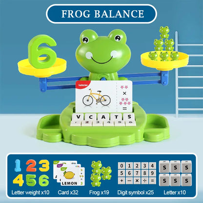 Frog Balance Math Games لعبة توازن الضفدع الرياضية