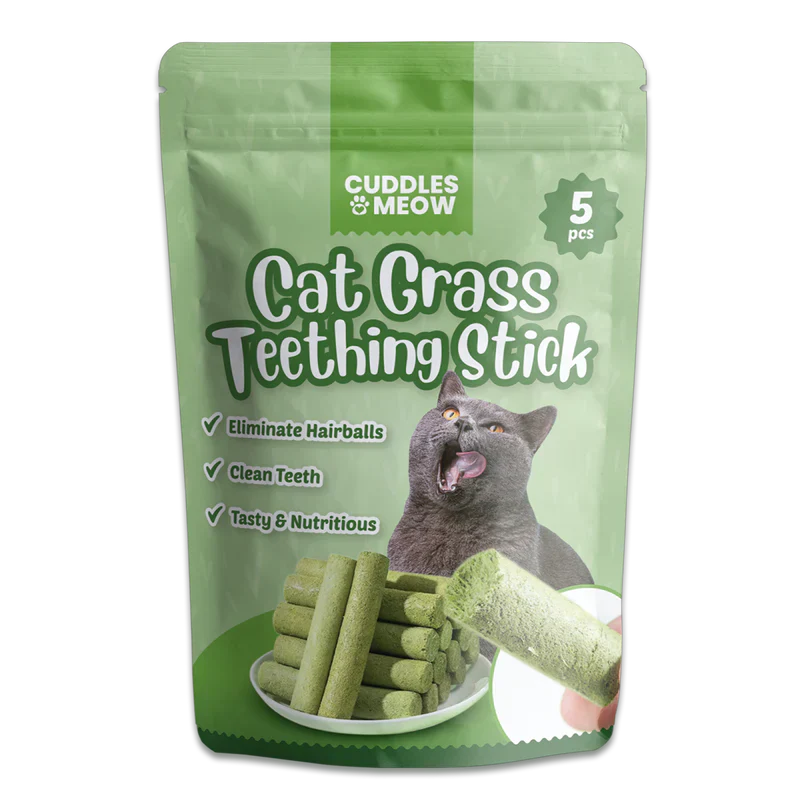Cat Grass Teething Stick