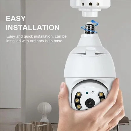 360° WiFi Light Bulb Wireless Cam CCTV