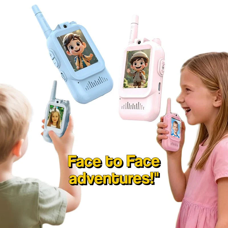 Rechargeable Kids Video Walkie Talkie- NO WIFI NEEDED