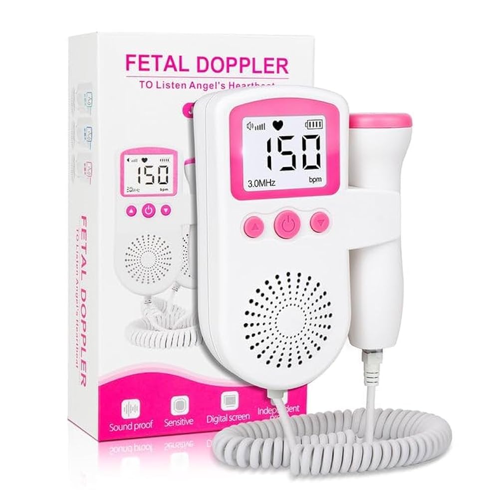 Fetal Heart Rate Doppler Monitor جهاز دوبلر لقياس ضربات قلب الجنين