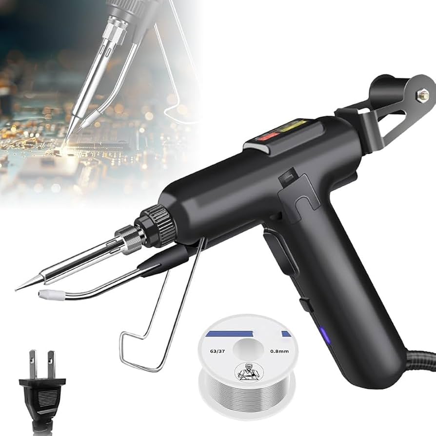 Automatic Electric Soldering Gun + Roll مسدس لحام كهربائي أوتوماتيكي مع بكرة سلك لحام