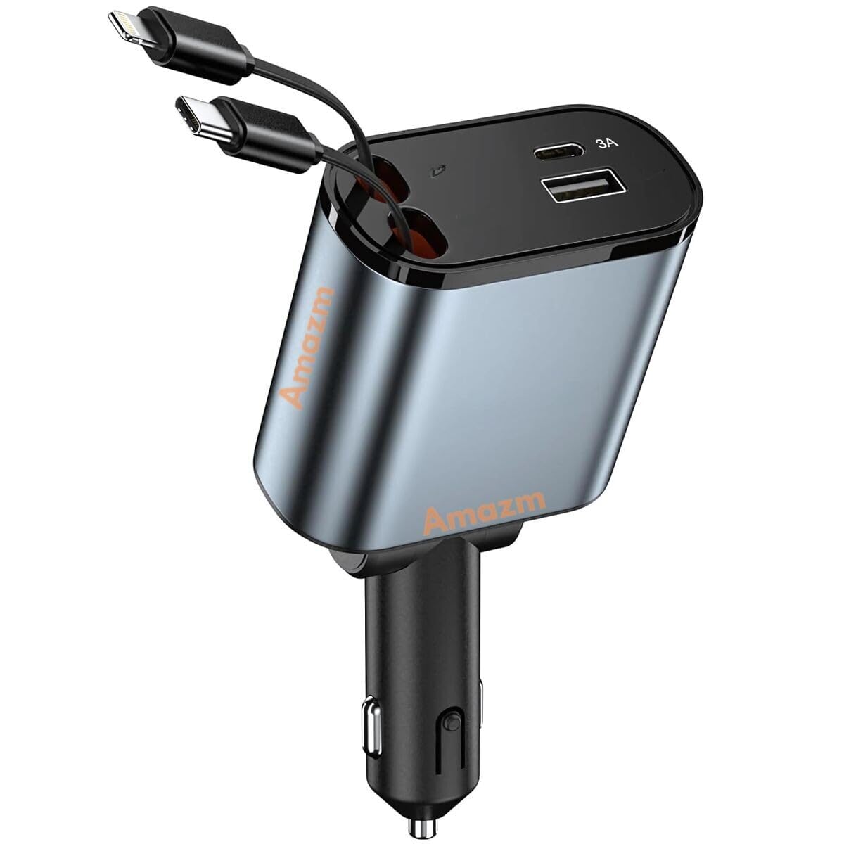 Retractable 4-in-1  Car Charger