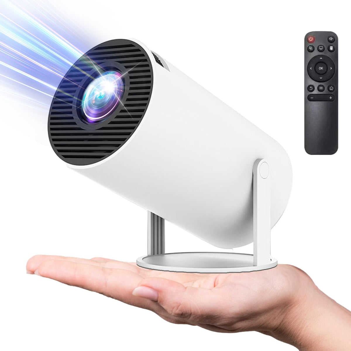 4K Ultra-Portable Cinema Smart Projector HD Spotlight WIFI جهاز عرض سينما ذكي 4K فائق الحمل