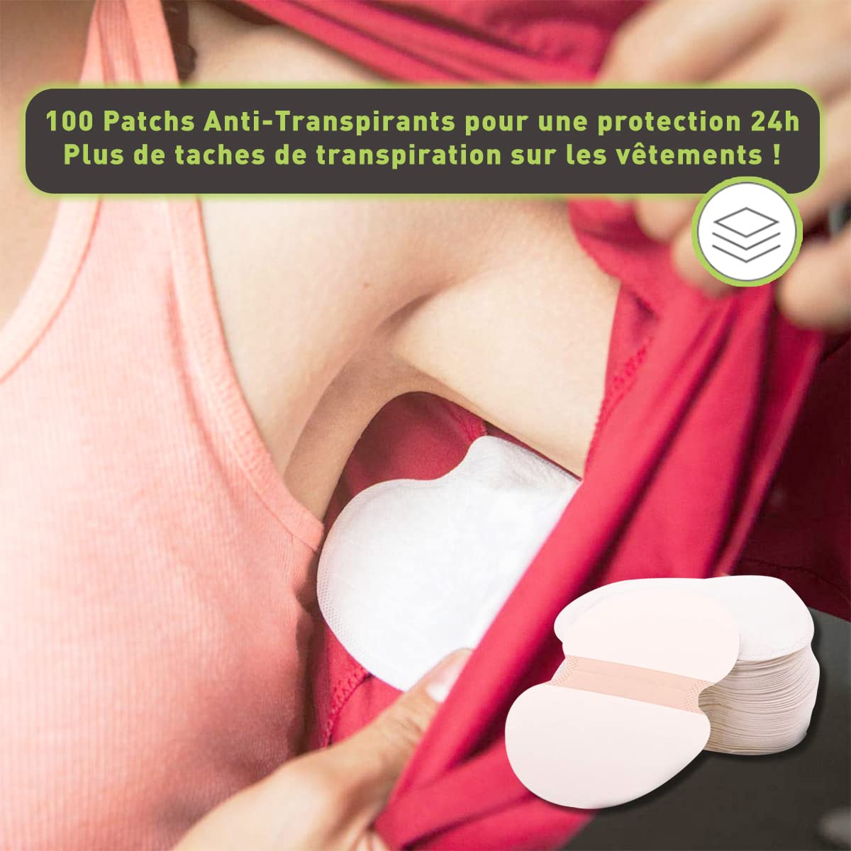 28 Pcs Anti Perspiration Patch لاصقات مضادة للتعرق 28 قطعة