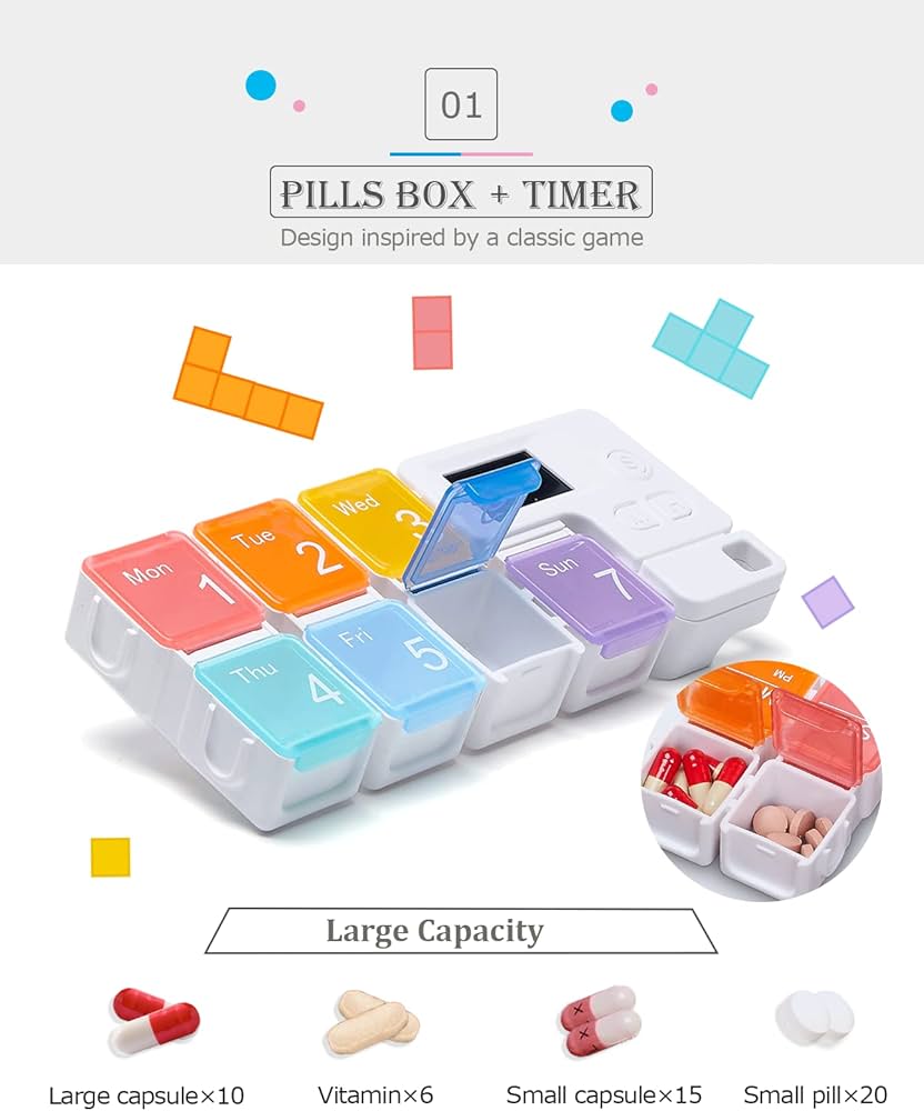 Pill Organizer with Alarm