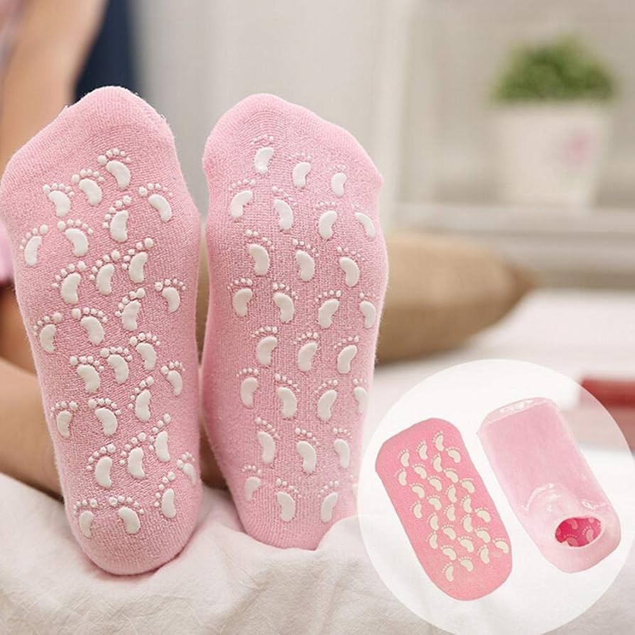 Moisturizing Silicone Gel Socks Pair