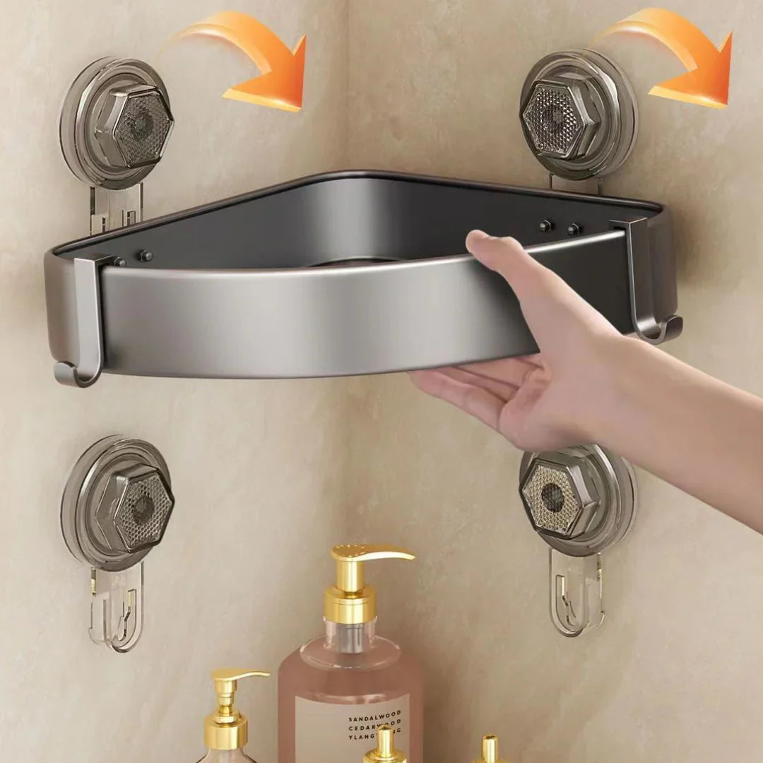 Suction Triangle Storage Rack رف تخزين مثلثي بالشفط