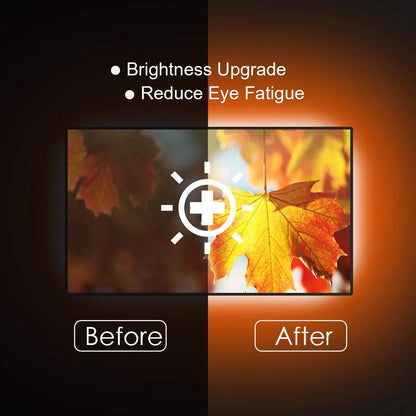 Atmosphere Led Strip TV Background Lights RGBIC WIFI Smart شريط إضاءة LED ذكي لخلفية التلفزيون