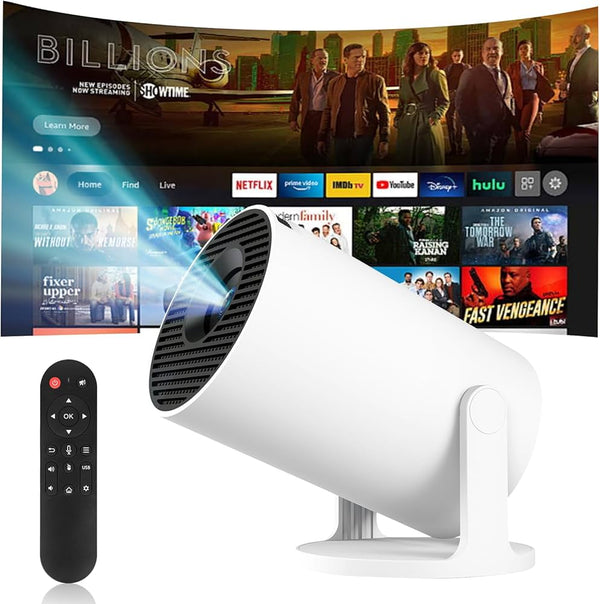 4K Ultra-Portable Cinema Smart Projector HD Spotlight WIFI جهاز عرض سينما ذكي 4K فائق الحمل