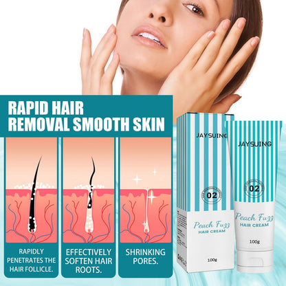 Peach Fuzz Hair Cream | 100g كريم إزالة الزغب 100 غرام
