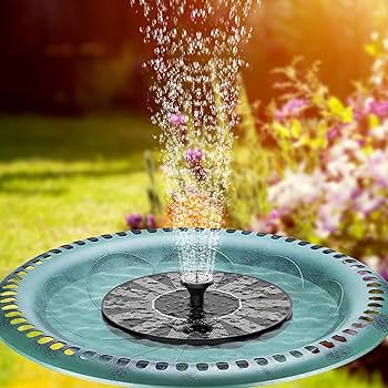 Solar Powered Water Fountain