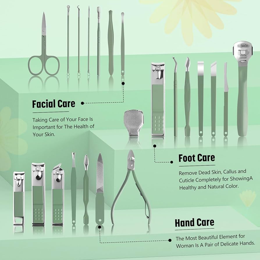 Professional Nail Manicure Set | 18 In 1