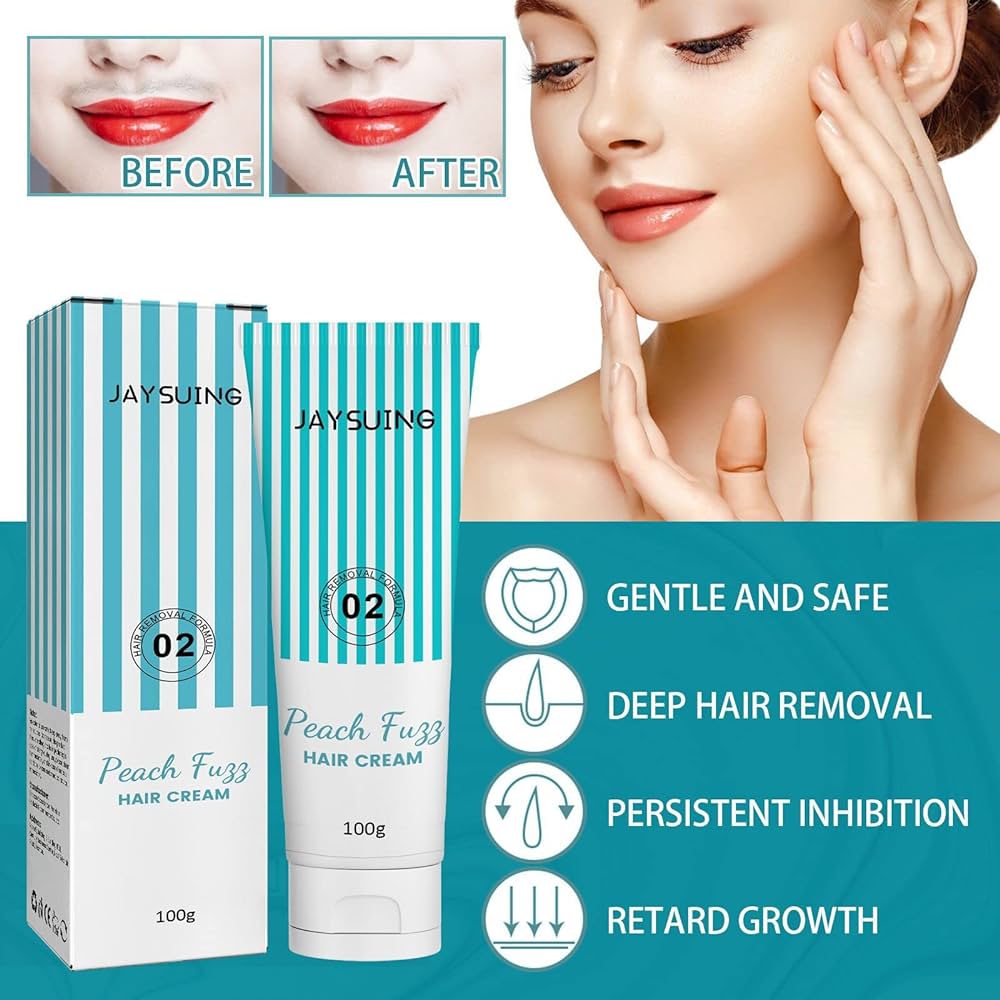 Peach Fuzz Hair Cream | 100g كريم إزالة الزغب 100 غرام