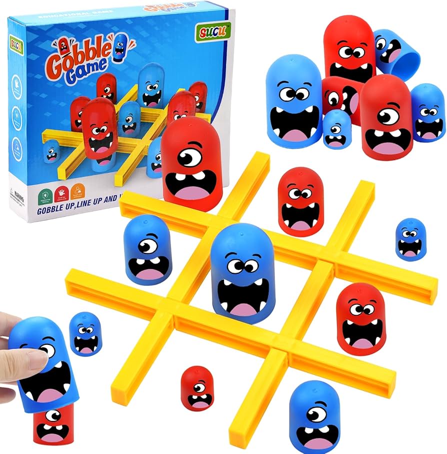 Tic Tac Toe Gobble Chess Game لعبة إكس أو الشطرنجية