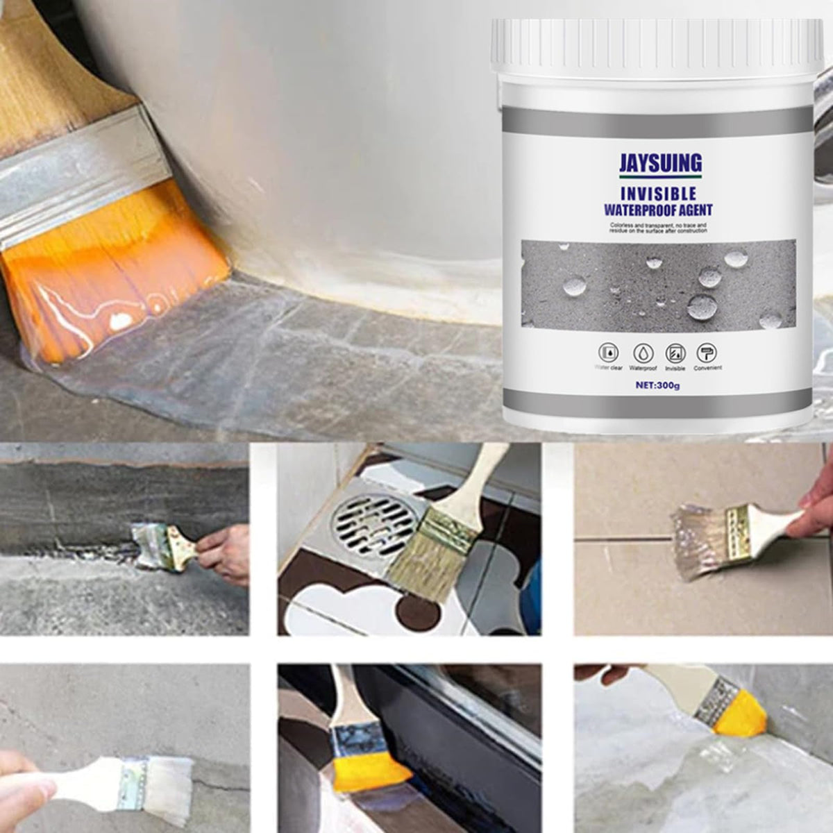 Transparent Polyurethane Waterproof Coating Agent طلاء بولييوريثين شفاف مقاوم للماء