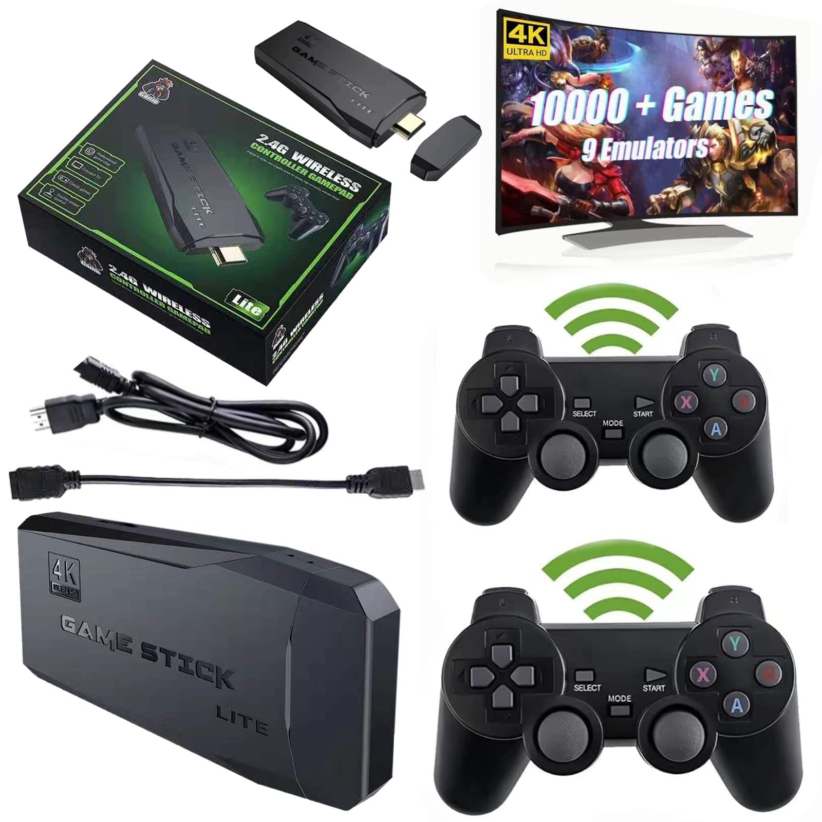 GAME STICK 4K (64 GB) - 10,000 RETRO GAME