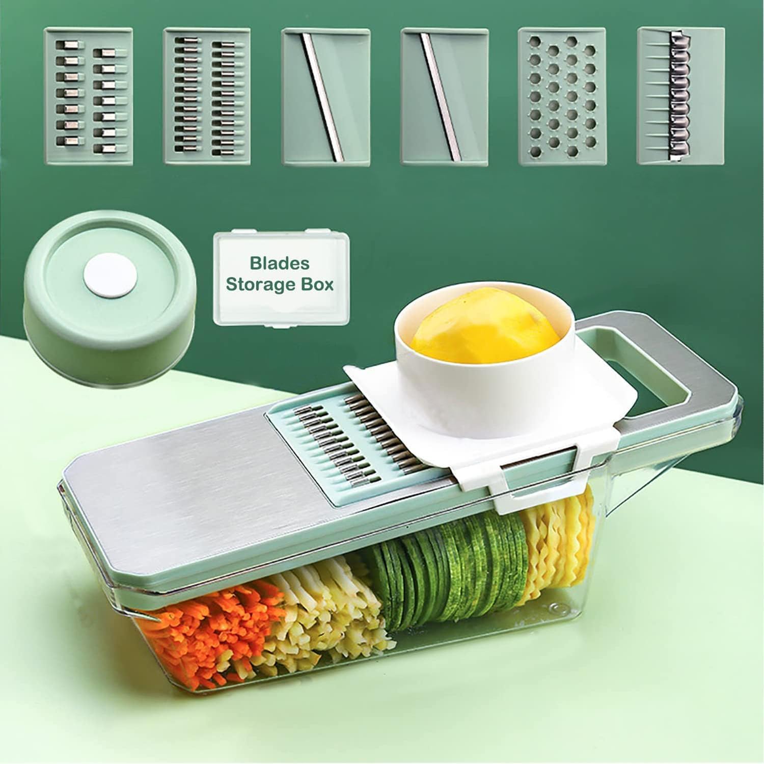 8 in 1 Stainless Steel Vegetable Slicer