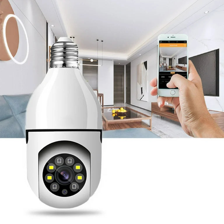 360° WiFi Light Bulb Wireless Cam CCTV