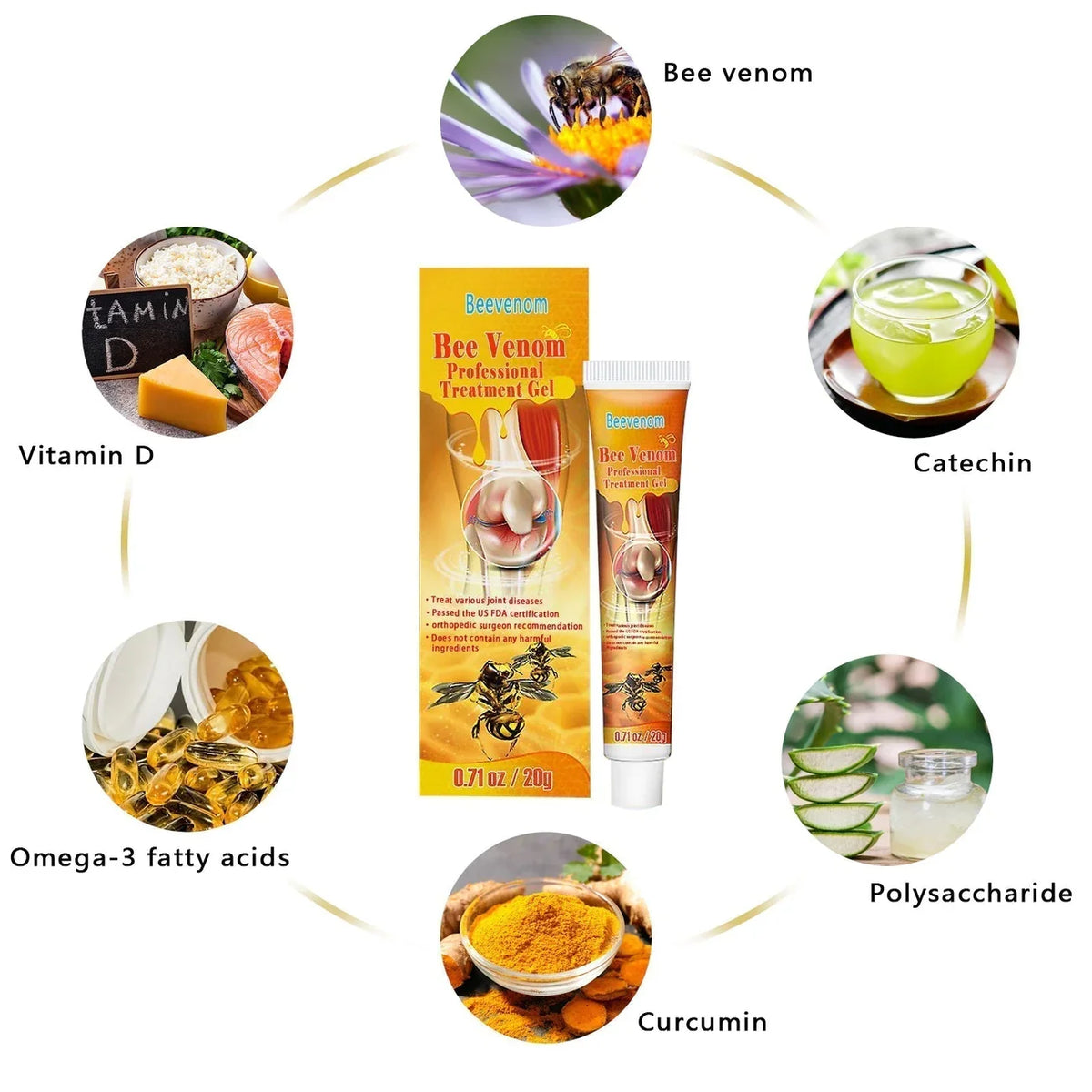 Bee Venom Professional Treatment Gel جل علاج احترافي بسم النحل