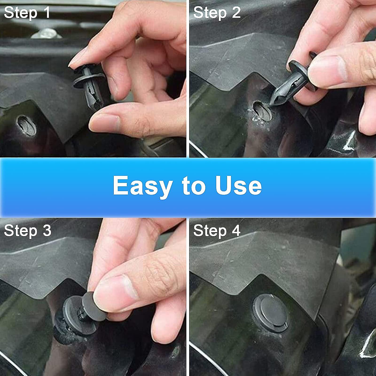 Car Plastic Push Rivets Clips  مشابك بلاستيكية لتثبيت باب السيارة