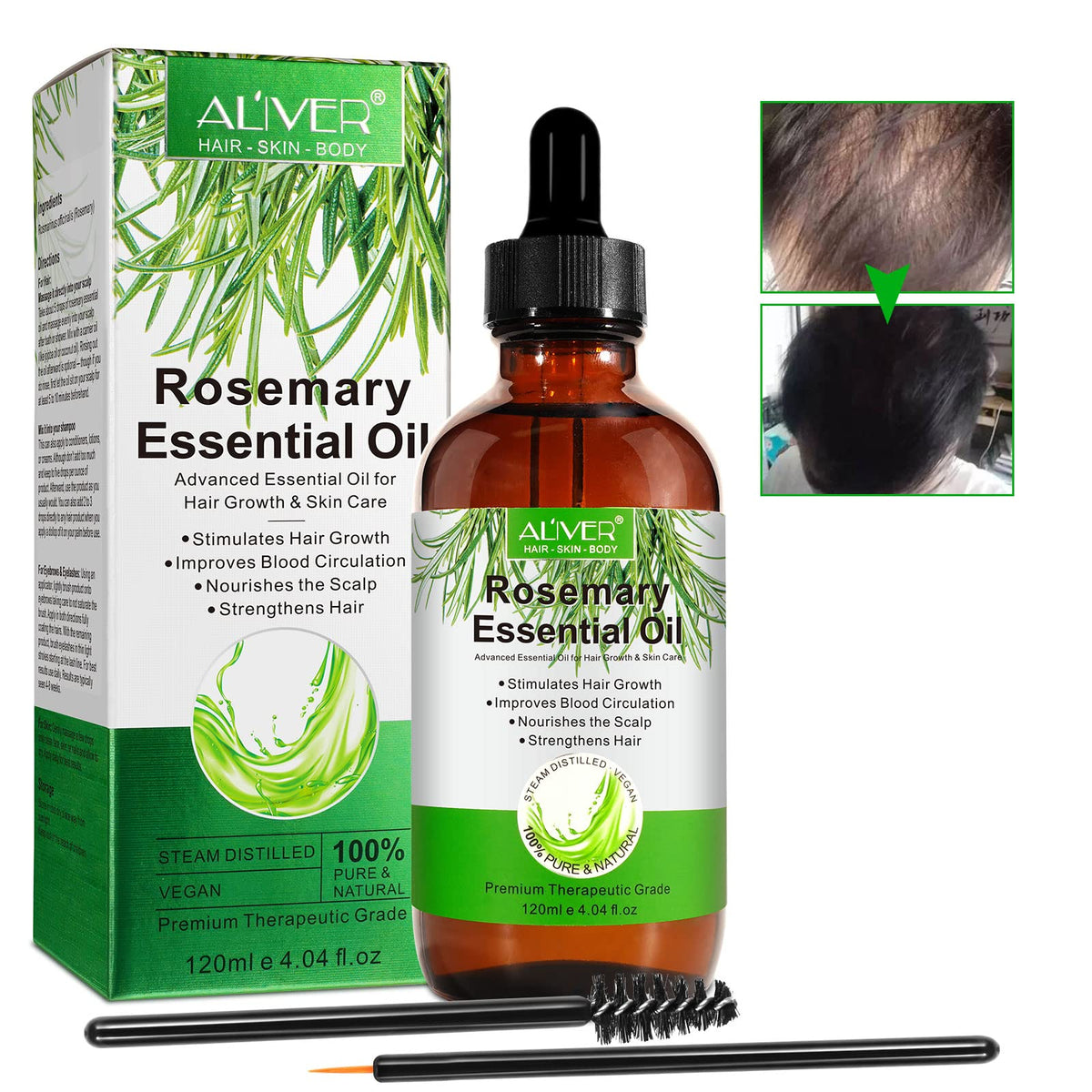 ALIVER Organic Rosemary Oil زيت إكليل الجبل العضوي