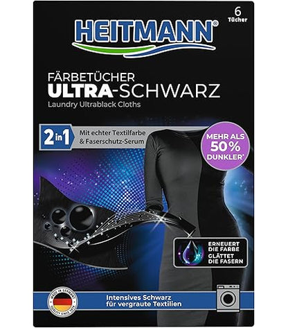 Ultra Black Dye Wipes - Pack of 10 Wipes
