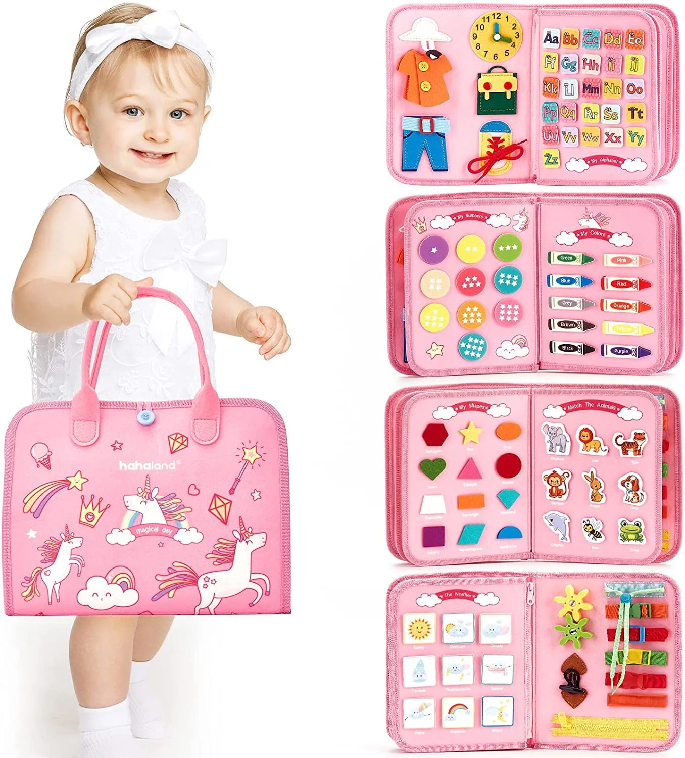 Busy Board Montessori Toys for Toddlers
