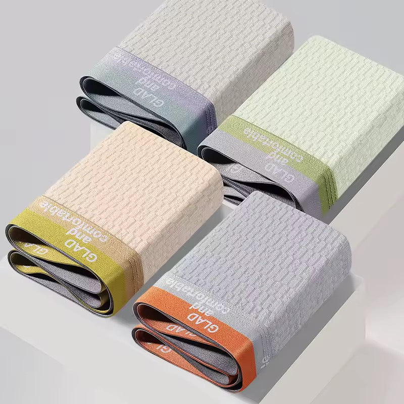 4 Pcs Breathable Anti-Bacterial Boxers بوكسرات مضادة للبكتيريا قابلة للتنفس 4 قطع