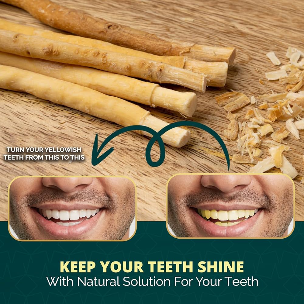 Pack of 5 Authentic Miswak Sticks علبة 5 عيدان مسواك أصلية
