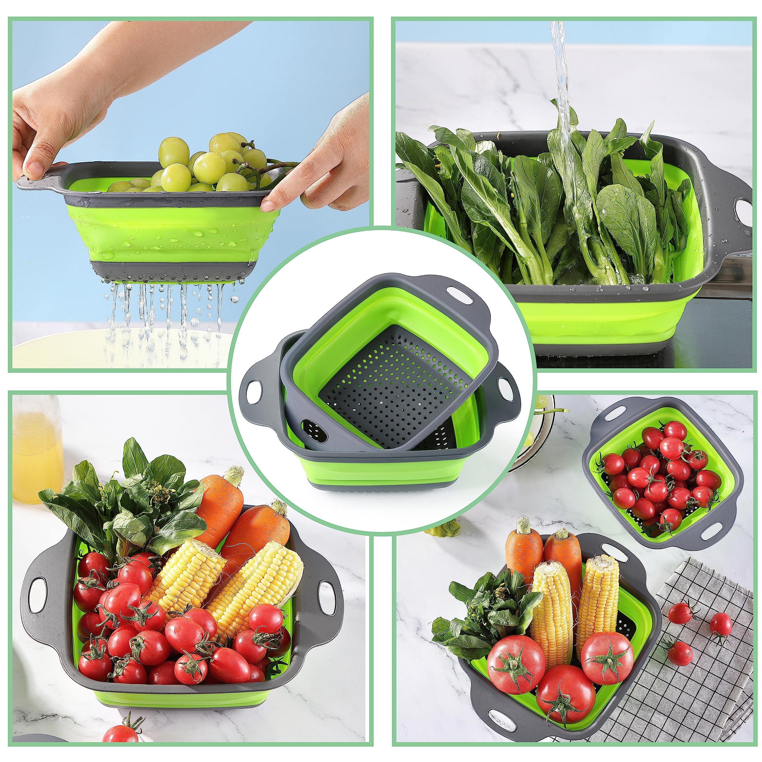 Silicone Collapsible Drainer