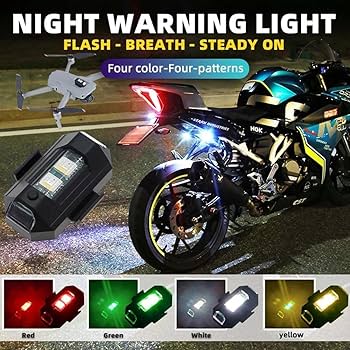 Wireless Led Strobe Lights Box of 2 with Remote