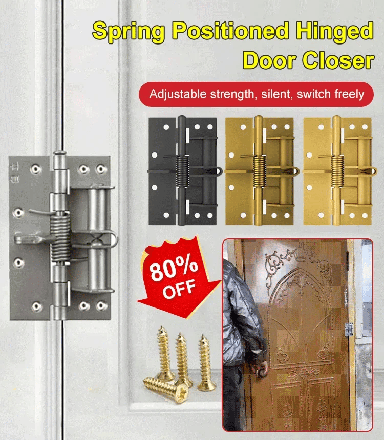 Automatic closing Spring Hinge مفصلة زنبركية تغلق تلقائياً