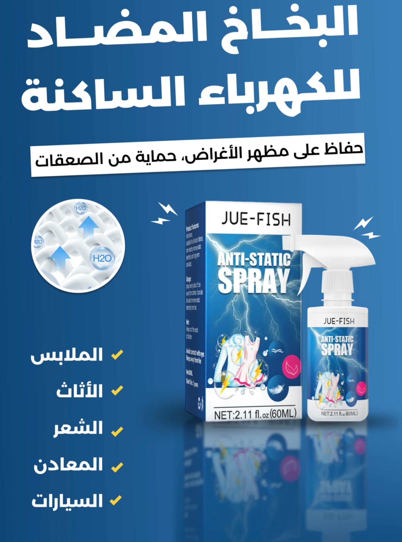 Anti Static Fabric Spray