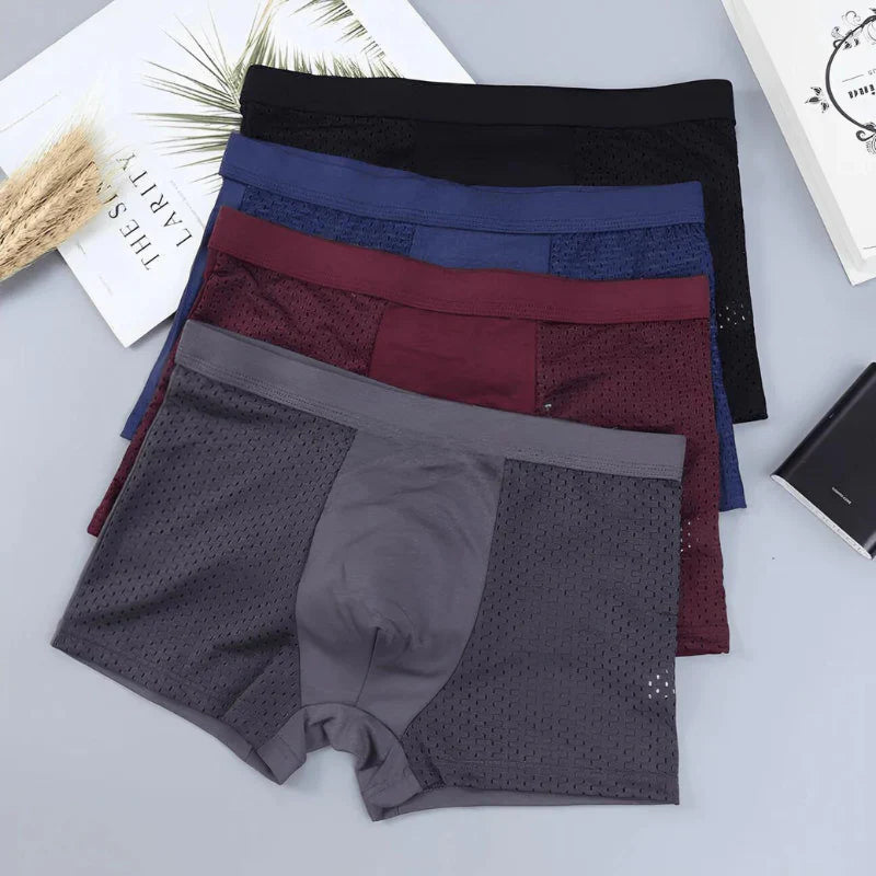 Bamboo Fibre Boxers | 4 PCS SET بوكسرات من ألياف الخيزران 4 قطع