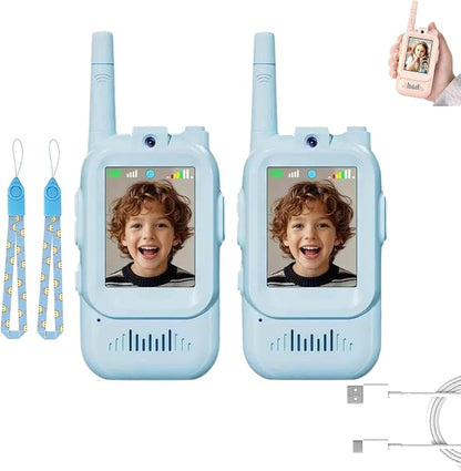 Rechargeable Kids Video Walkie Talkie- NO WIFI NEEDED