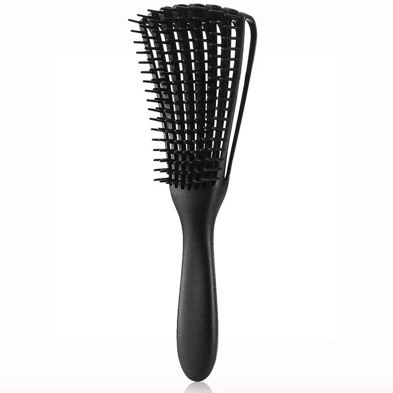 2 in 1 Detangler & Styler Hair Brush فرشاة شعر مصففة وفاكة تشابك 2 في 1