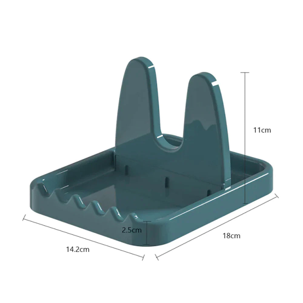 Foldable Pot Lid Rack Plastic Holder Stand