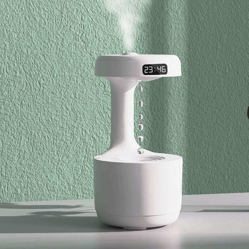 ANTI-GRAVITY HUMIDIFIER WITH CLOCK