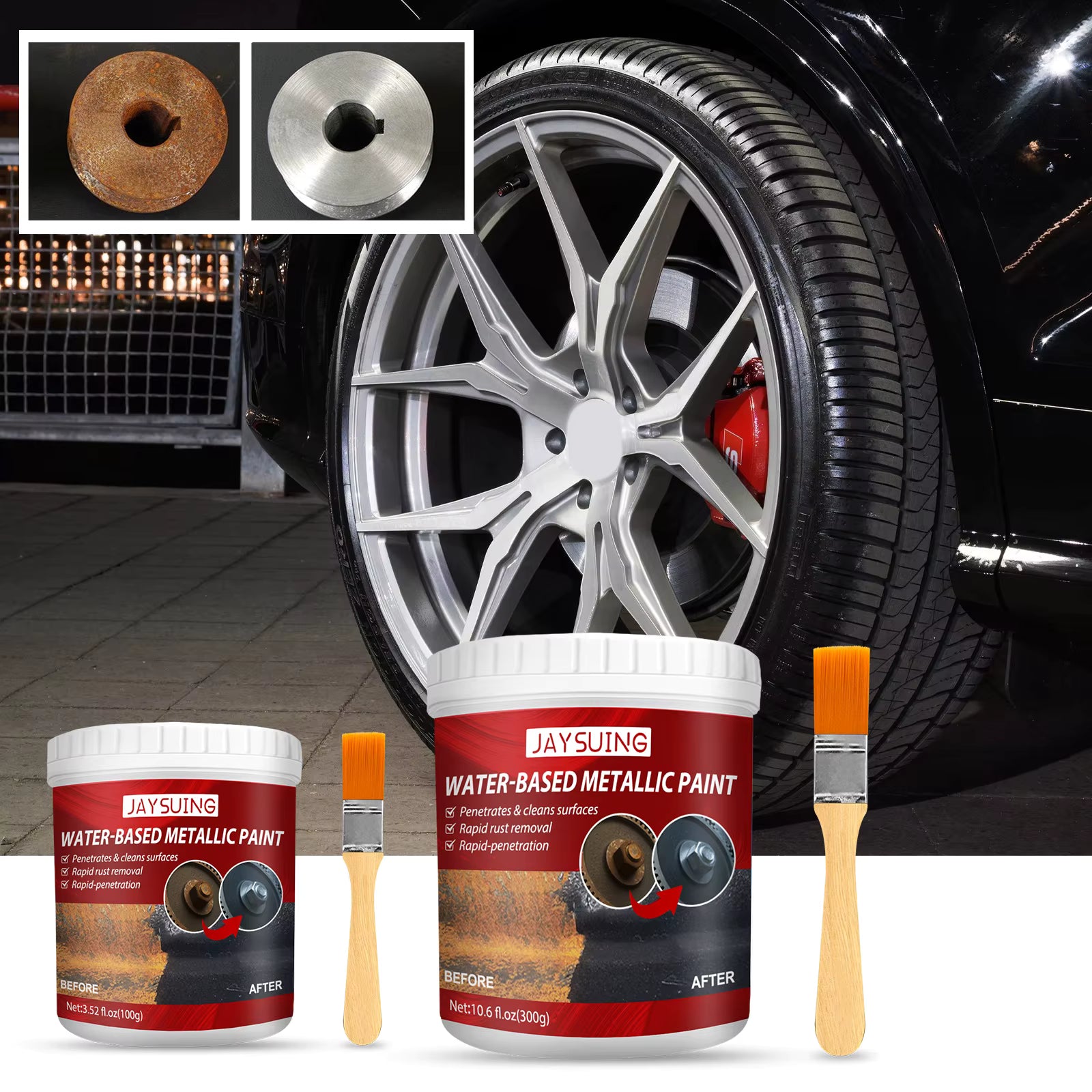 Water-Based Rust Remover Weather-Proof Long Lasting