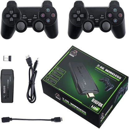 GAME STICK 4K (64 GB) - 10,000 RETRO GAME عصا ألعاب 4K بذاكرة 64 جيجا