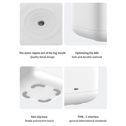 ANTI-GRAVITY HUMIDIFIER WITH CLOCK مرطب هواء معاكس للجاذبية مع ساعة