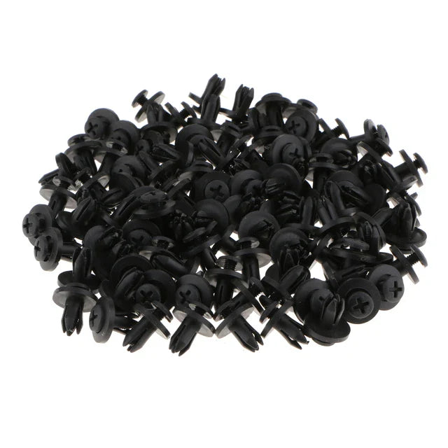Car Plastic Push Rivets Clips  مشابك بلاستيكية لتثبيت باب السيارة