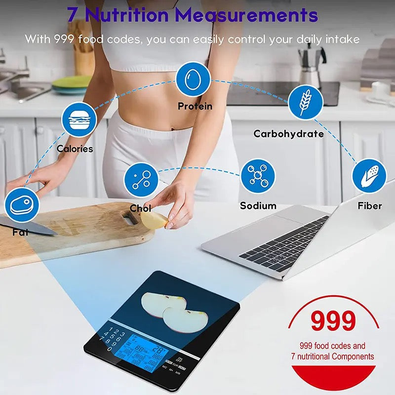 Smartek™ Nutritional Food Scale With 999 Food Codes