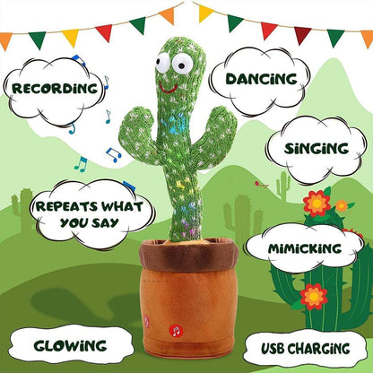 Interactive Speaking Cactus Toy لعبة صبار ناطقة تفاعلية