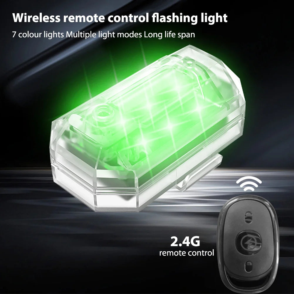 Wireless Led Strobe Lights Box of 2 with Remote
